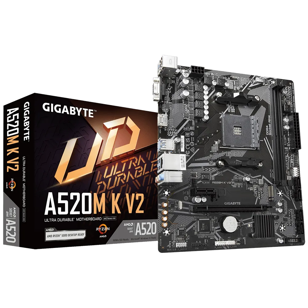 Placa Gigabyte A520M K V2